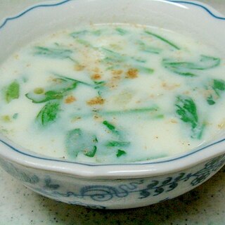 菊菜のミルクスープ